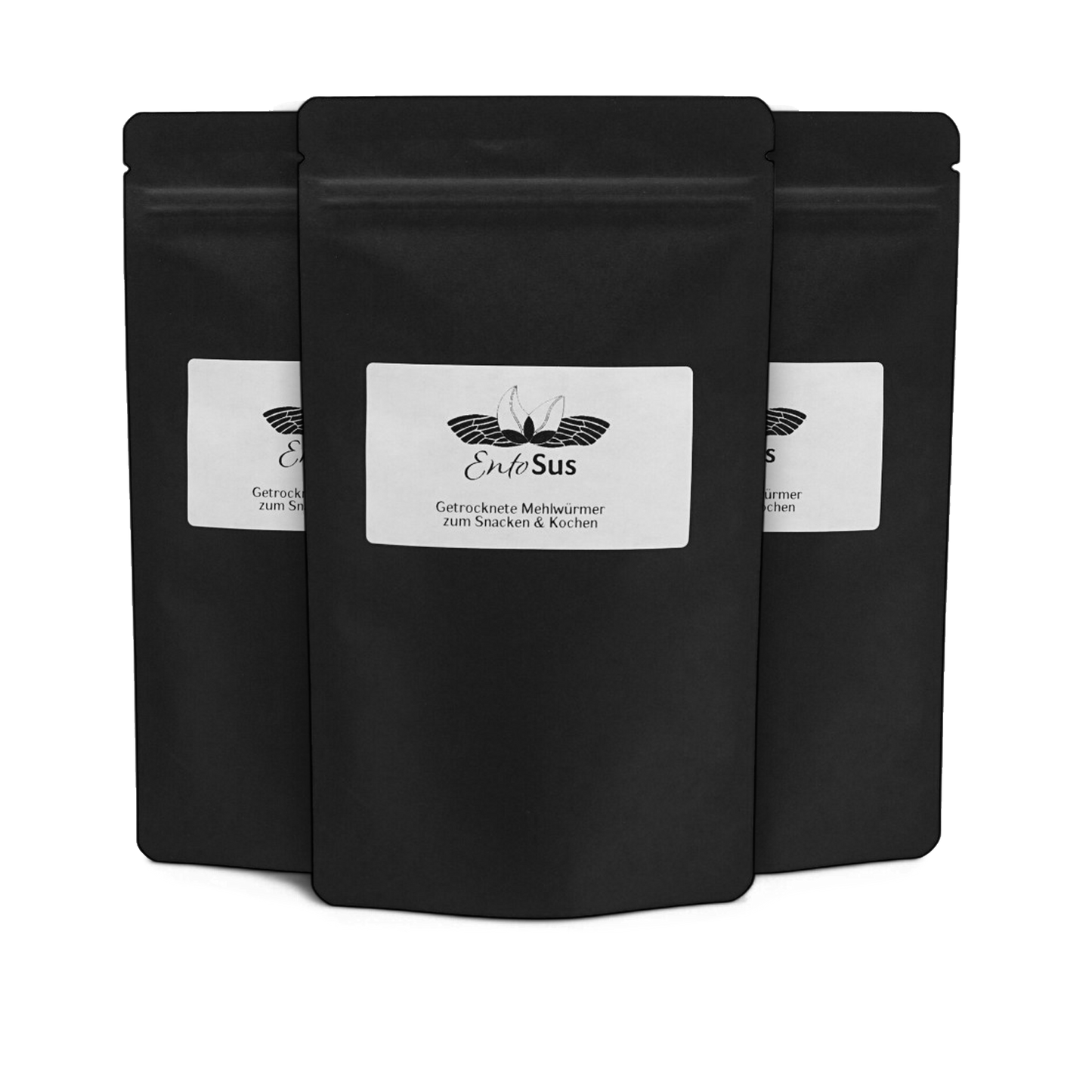 EntoSus - getrocknete Mehlwürmer Naturbelassen - nachhaltige Proteinquelle mit mild-nussigem Geschmack 40g