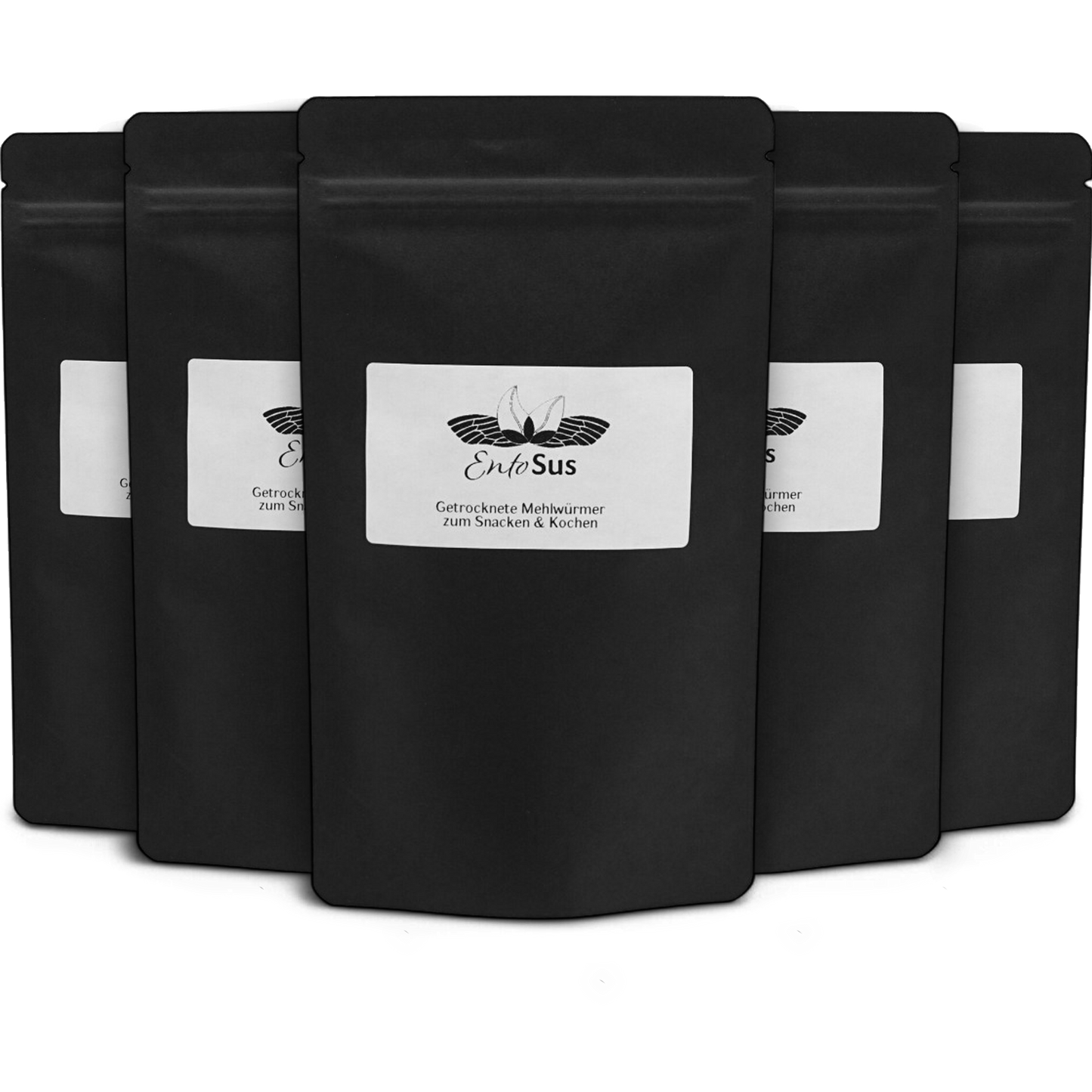 EntoSus - getrocknete Mehlwürmer Naturbelassen - nachhaltige Proteinquelle mit mild-nussigem Geschmack 40g