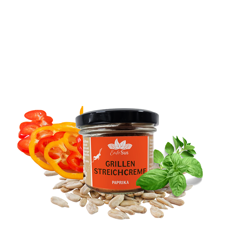 Grillen Streichcreme Paprika – EntoSus