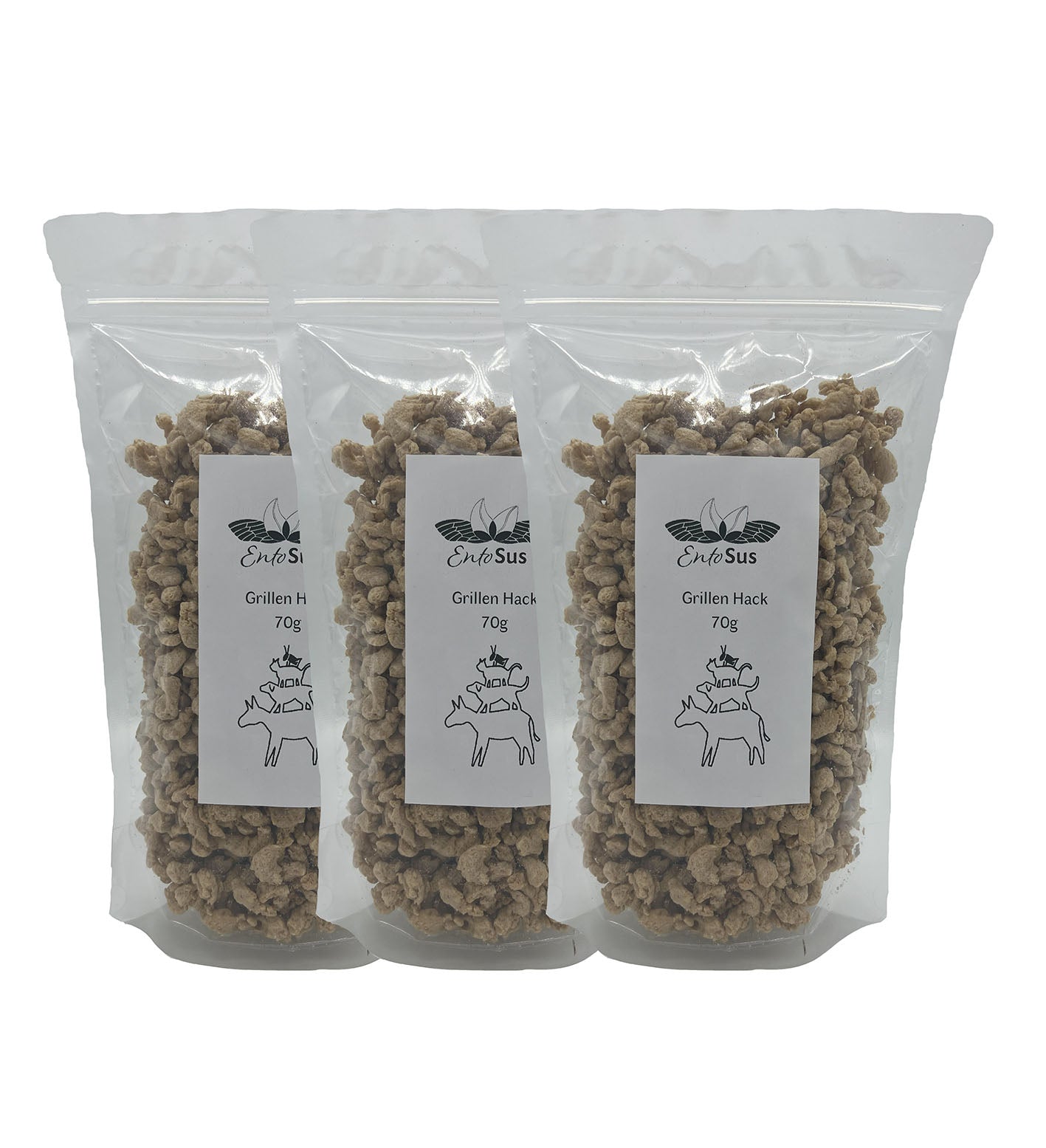 
                  
                    Grillenhack | Texturiertes Grillenprotein| Hackfleischersatz aus Grillen 70g (ergibt ca. 300g)
                  
                