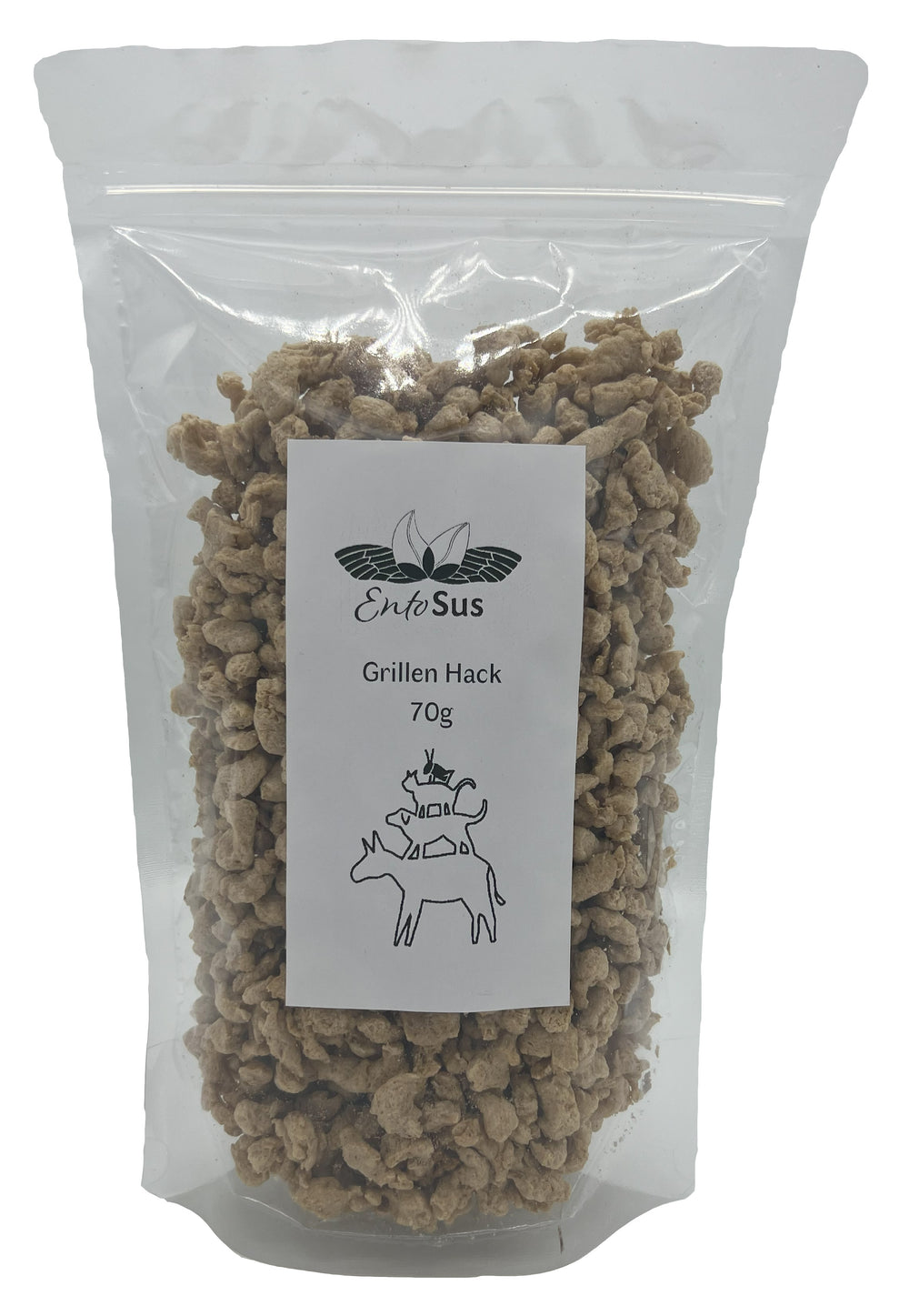 Grillenhack | Texturiertes Grillenprotein| Hackfleischersatz aus Grillen 70g (ergibt ca. 300g)