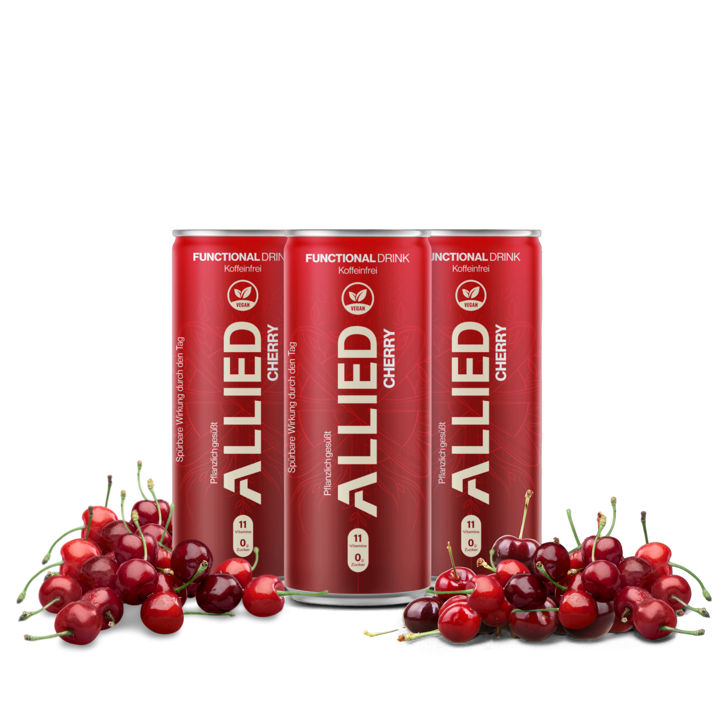 
                  
                    Allied –  Functional drink / Koffeinfrei / Zuckerfrei / Vitamine - Cherry 250 ml Dose
                  
                