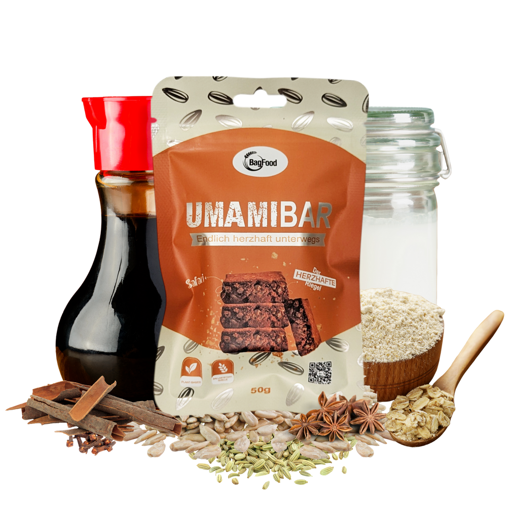 Bagfood - Umamibar der herzhafte Riegel - Exotisch 50g
