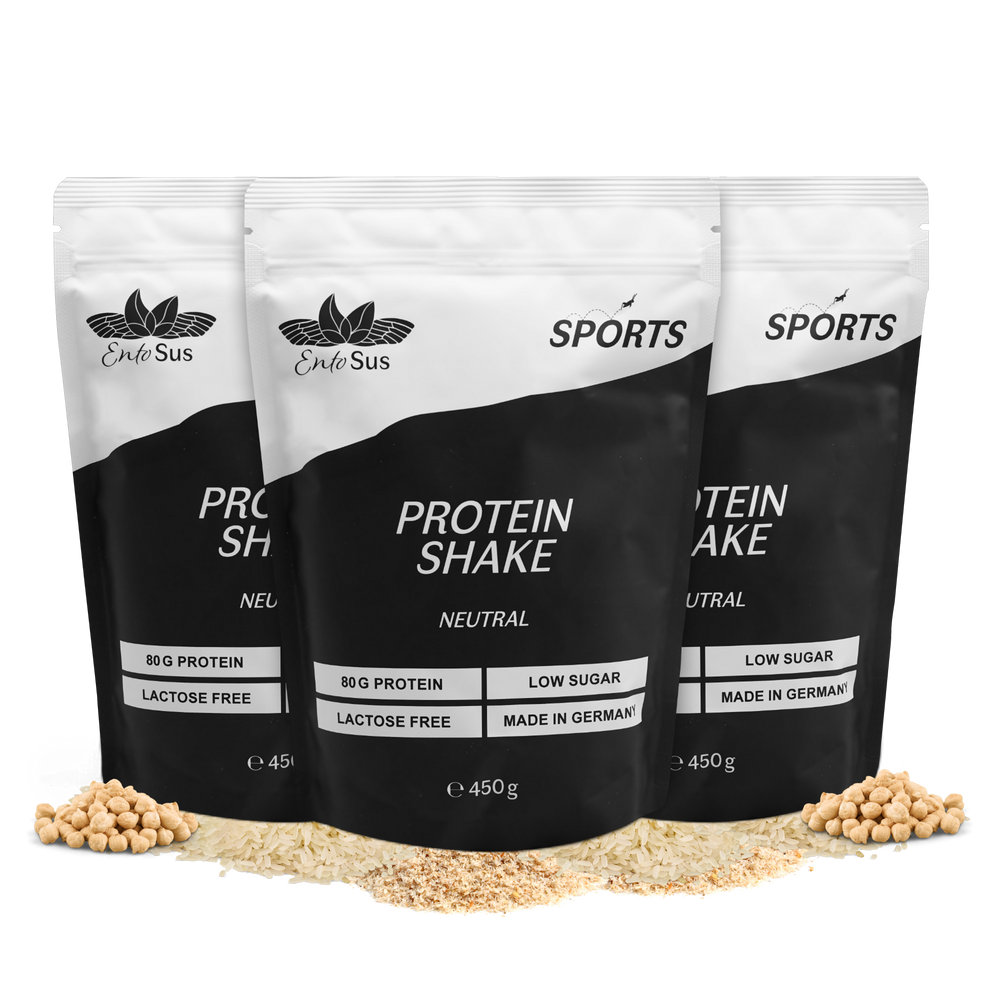 
                  
                    EntoSus - Protein Shake Neutral - mit 80% Protein, Vitamin B12 und gesunden Fetten
                  
                