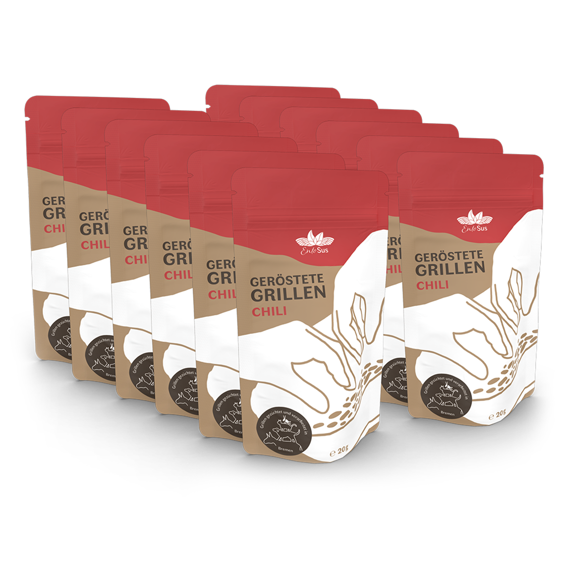 
                  
                    Crunchy roasted crickets "Chili"
                  
                