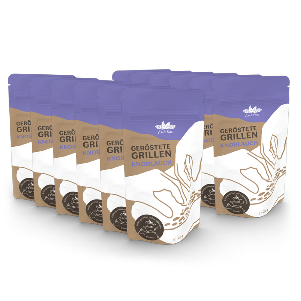 
                  
                    Crunchy roasted crickets "Garlic"
                  
                