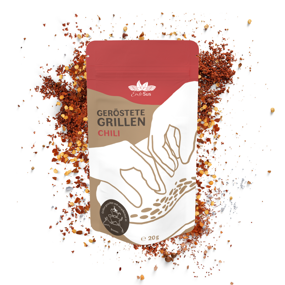 Crunchy roasted crickets 