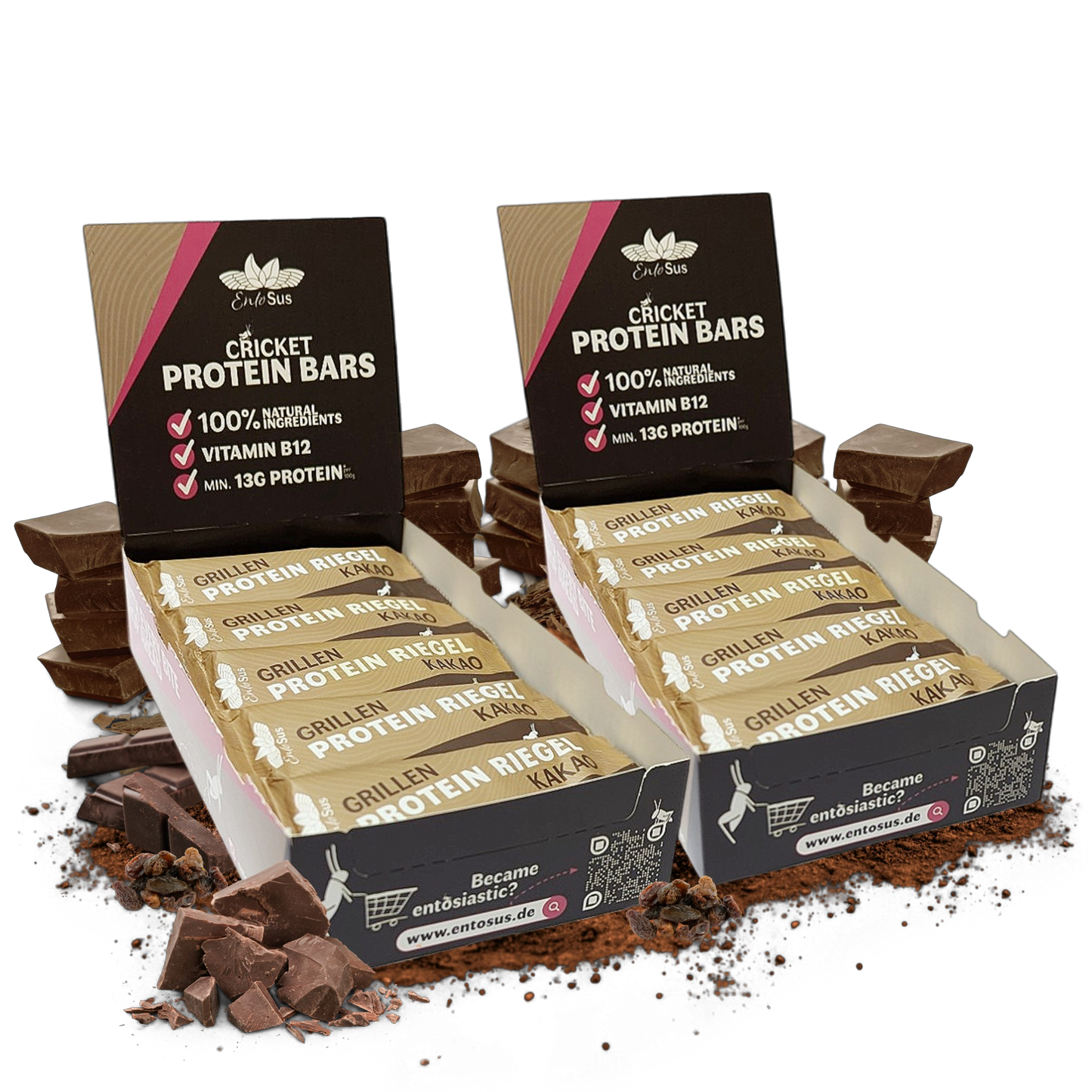 
                  
                    Grillen Protein Riegel Kakao
                  
                