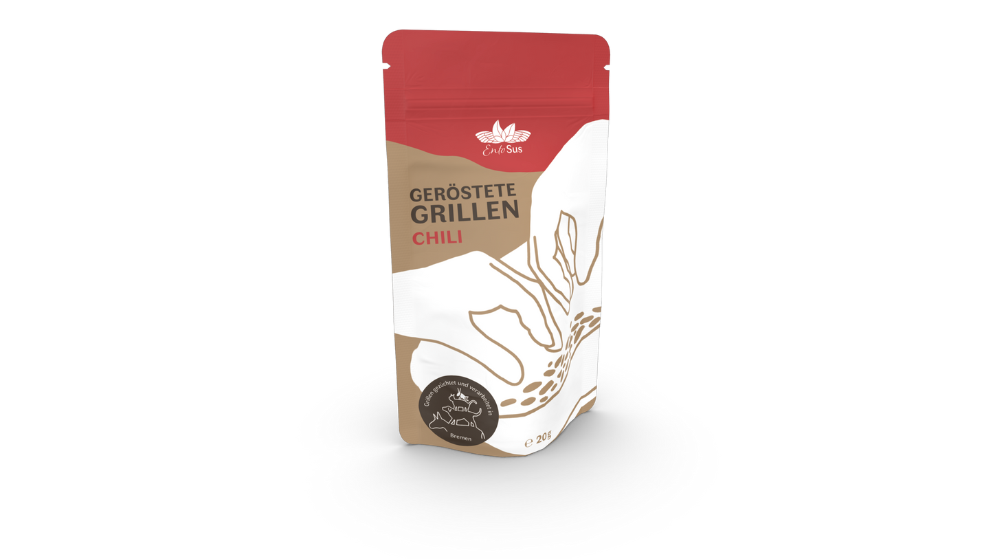 
                  
                    Knusprig geröstete Grillen "Chili"
                  
                