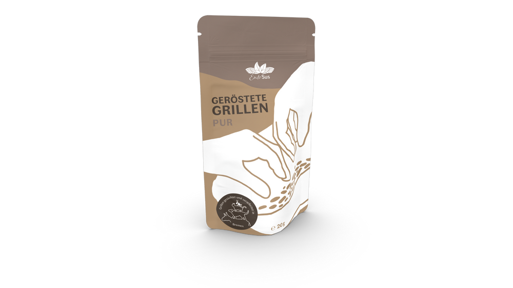 
                  
                    Knusprig geröstete Grillen "Pur"
                  
                